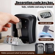 Key Box Lock 4 Digit AirBnb Wall Mount Safe Lock Safe Storage for Numbering Key Lock