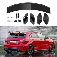 Sesuai untuk Mercedes-Benz A-Class A180 A200 A260 W176 AMG Spoiler Top Wing Spoiler Pengubahsuaian L