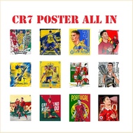 CR7 Ronaldo Poster A4 Portugal Al Nasr Room Wallpaper etc.
