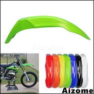 Universal Dirt Bike Off Road Front Fender Motocross Green Mud Guard Plastic Mudguard For Kawasaki Kl