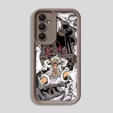 O-One Piece Luffy 5 Gear Case for Samsung Galaxy A11 A14 A04 A12 A03 A06 A15 A05 A20 A16 A50 A13 A30