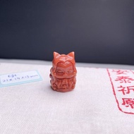 阿拉善 碧玉 九尾狐姬雕刻 DIY手鍊配件 神恩感謝 目標達成