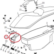 100% ORIGINAL WMOTO ES250i SEAT BRACKET // P0125505550000 100% ORIGINAL WMOTO ES250i