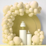25pcs/100pcs Yellow Macaron Balloon for party & DND shop
