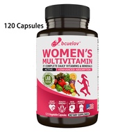 Womens Multivitamin Multimineral Supplement - Vitamin A C E D K B1 B2 B3 B5 B6 B12 Magnesium Biotin Calcium Zinc Selenium - Brain Heart Joint Bones Skin Hair Nails Immune Energy