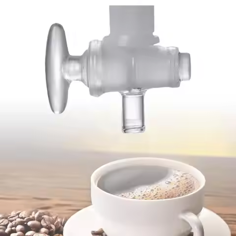Reusable Glass Coffee Kettle Coffee Dripper Anti Rust Cold Brew Coffee Machine Valve for Coffee Mach