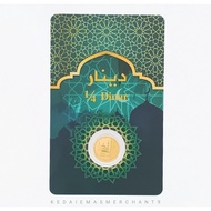 Merchant9 Gold Bar 1/4 Dinar Italia Green (1.06g)