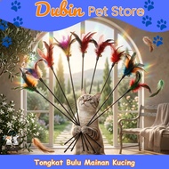 Cat toy, feather Stick, feather Stick & bell - Cat Stick - Cat toy Stick