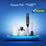 PowerPac Hand Blender 4 In 1 Electric Hand Blender Set (PPBL393)