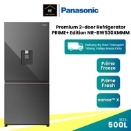 Panasonic 500L Premium 2-door Refrigerator PRIME+ Edition NR-BW530XMMM Fridge Peti Sejuk