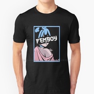 Femboy T Shirt 100% Cotton Anime Femboy Idea Big Size 6xl Tee Gift Fashion
