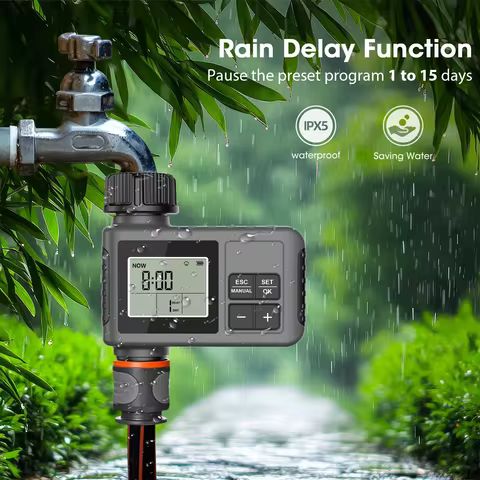 Insoma Automatic Water Timer Intelligent Irrigation Watering System Sprinkler Timer Garden Programme