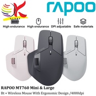 RAPOO MT760 TETIKUS MULTI-MOD BLUETOOTH 5.0+2.4G WITH LARAS & BATTERY DPI 800MAH TYPE-C WIRELESS MUL