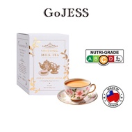 GoJESS Oolong Milk Tea - Instant Powder Drink (10 Sachets) | Taiwanese Milk Tea | Taiwan