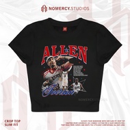 KATUN NORACY.STUDIOS - CROP TOP ALLEN IVERSON | ROCK MUSIC METAL BAND | GRUNGE CROPTOP BLACK SKENA |