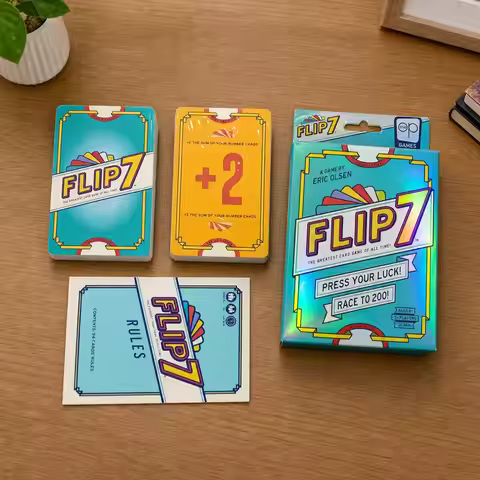 Flip7 Card Game Race To 200 Press Your Luck Game Fun Party Tabletop Game Family Night Interactive Le
