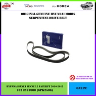 Hyundai Santa Fe CM 2.2 Facelift 2010-2012 Genuine Hyundai Mobis Drive Belt (25212-2F000 / 6PK2506)