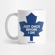 PUTIH White Coffee Cup "Just Once" Maple Leaf 90s Maple Leafs "Just Once" 90's White Coffee Mug