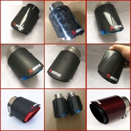 ท่อและปลายท่อไอเสียที่หุ้มปลายคอเสื้อ CX30คาร์บอนไฟเบอร์ Atz