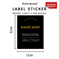 Label Stiker Botol Sabun