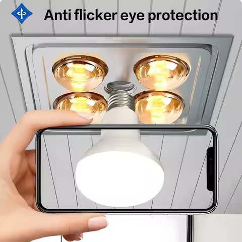 10Pcs Hight bright LED Bulb Bath Lamp Mushroom E27 E14 R50 R63 R80 AC 220V 230V 6W 10W 12W Non Strob