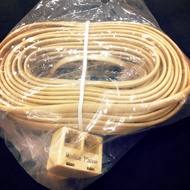 Telephone cable extension pin to pin 25ft(8meters) complete with 2way telephone jack