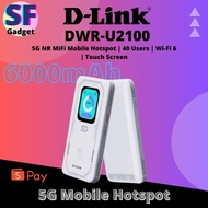 D-Link DWR-U2100 5G WiFi-6 Hotspot Mobile Router | Touch Screen | Power Bank | Global Roaming