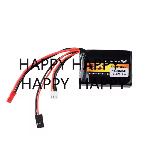 2pcs 2S 6.6v 1500MAH 8C LiFePO4 Battery For FUTABA 18SZ/14SG/10J/T8J/T6J/7PX/4PX/4PV/4PLS/4PK/3 PV T