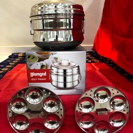 Idly Pot set 12 Idly Extra deep Plates / 12 kuli / Morning Breakfast / Night Dinner / Healthy Tradit