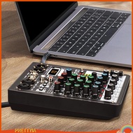 [PrettyiaSG] Audio Mixer Portable USB DJ Controller Sound Mixer for