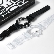 PU Strap and Bezel for GA-400 GBA-400 GBA401 GA400-1 Watchband Straps Bracelet Belt Case