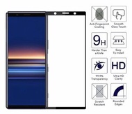 Sony Xperia 5 全覆蓋全屏 鋼化防爆玻璃 保護貼 黑色 Full Coverage 9H Hardness HD Tempered Glass Screen Protector Black (包除塵淸㓗套裝）(Clearing Set Included)