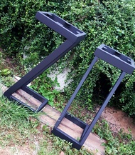 PradooSiam ขาเก้าอี้บาร์ ขาโต๊ะเหล็ก ขาโต๊ะ 1 ตัว Z-Model รุ่น PS-90 สูง 70-100cm สีดำด้าน แข็งแรง ท