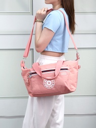 พร้อมส่ง Kipling กระเป๋าสะพายข้าง กระเป๋าถือ สีพื้น ใบใหญ่ ผ้ากันน้ำ ช่องใหญ่ใส่ของได้เยอะมาก ใส่ได้