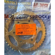 [ 36T-48T ] * 6HOLE * 428H 428 H REAR SPROCKET  RK-M RKM STEEL SPROCKET  * KIWI GOLD *  Y15 / Y16 / 