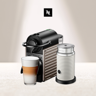 Nespresso Original Pixie 咖啡機＋奶泡機組合 (鈦金屬)
