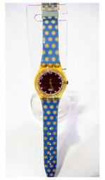 SWATCH (太陽能)瑞士錶* 免換電池設計*太陽圖紋錶帶*收藏品出清