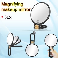 Xingbright Makeup Mirror Magnifying Mirror Folding Cosmetic Mirror 10 Times 15X 30X Magnifying mirro