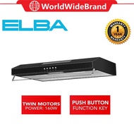 ELBA SLIM HOOD ESH-M7598(BK) BLACK 76CM 900M3/HR SUCTION POWER (2.5 FEET )