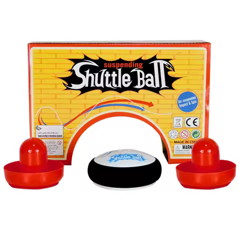 Electric Floating Hockey with 2 Pusher Paddles Air Hockey Board Game Tabletop Hockey Hover Puck for 