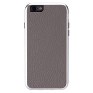 AluFrame Leather iPhone 6/6s 精緻鋁框真皮手機殼-灰色