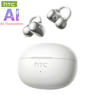 HTC NE55 AI Translation Real-time Translation Bluetooth Earbuds Clip-on TWS Earphones Bluetooth 5.4