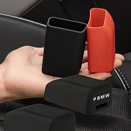 [Ready Stock] BMW Logo Car Seat Belt Socket Protective Cover Silicone Car Safety Seat Belt Buckle An