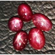Red Ruby Star 6 Gemstone Ring Sharp CrystalRAYS