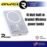 Awei charger P185K 15 watt magnetic Wireless charging Powerbank 10000Mah
