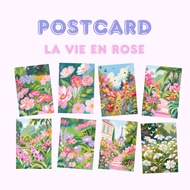 POSTCARD LA VIE EN ROSE