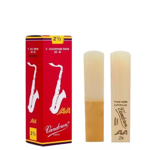 Cundeline java red box, tenor, saxophone reed, B flat, French vandoren 2.5 3.0