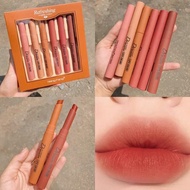 Set Velvet Matte Color Lipstick Set Non-stick Color Cup Makeup Lip Gift R6e6