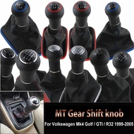 【High Performance】5/6 Speed Manual Gear Shift knob Lever Shifter Auto Parts For Volkswagen Mk4 Golf / GTI / R32 1999-2005 Mk4 Jetta/Bora 1999-2004