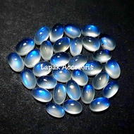 Batu Akik Asli Biduri Bulan Ceylon Moonstone Top Klep Asli